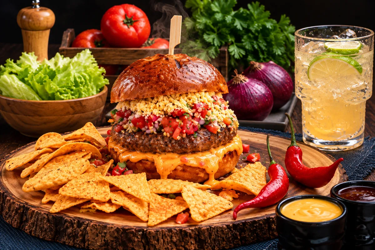 BURNOUT - Hambúrguer Smash costela 100g — fotografia oficial
