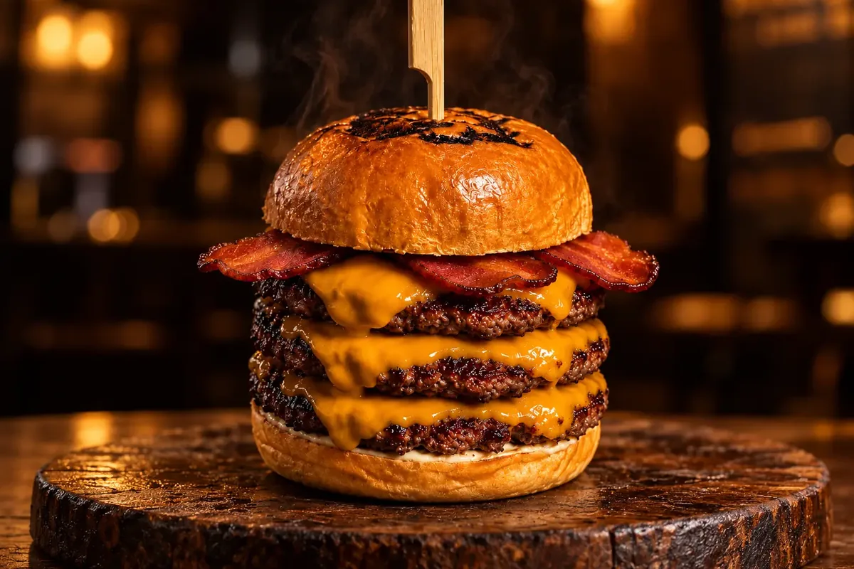 TRIPLO SMASH BACON — fotografia oficial